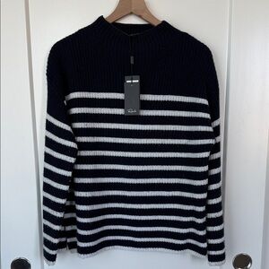 Rails - Claudia sweater, Navy and White Striped